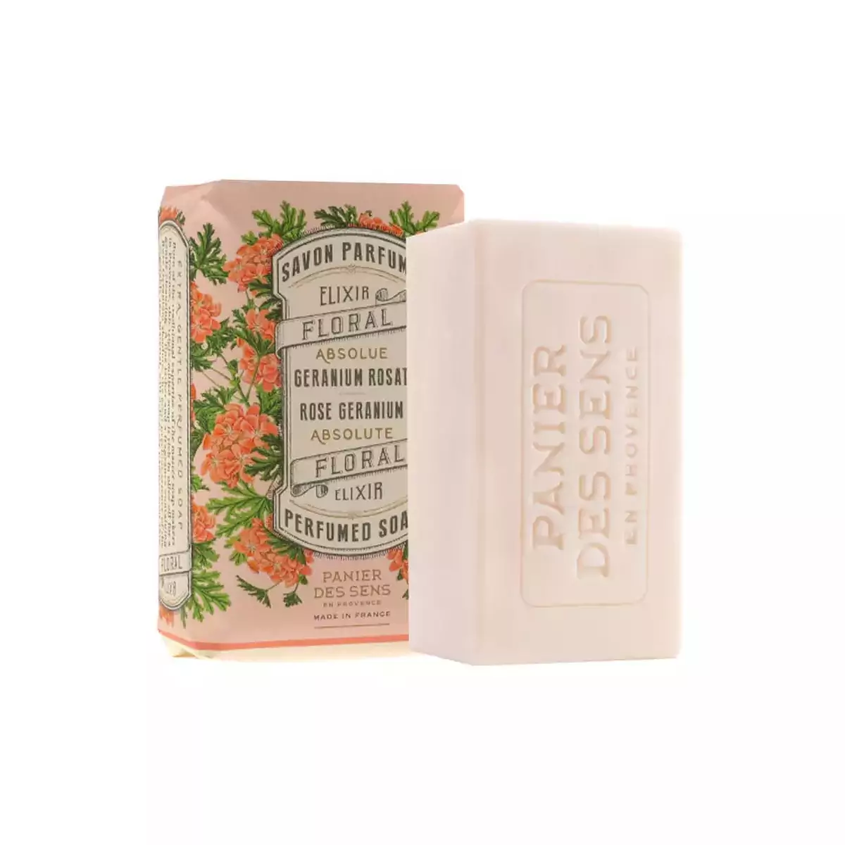 Экстра-нежное растительное мыло Розовая Герань Panier des Sens Absolutes Perfumed Soap Rose Geranium - ABS12037