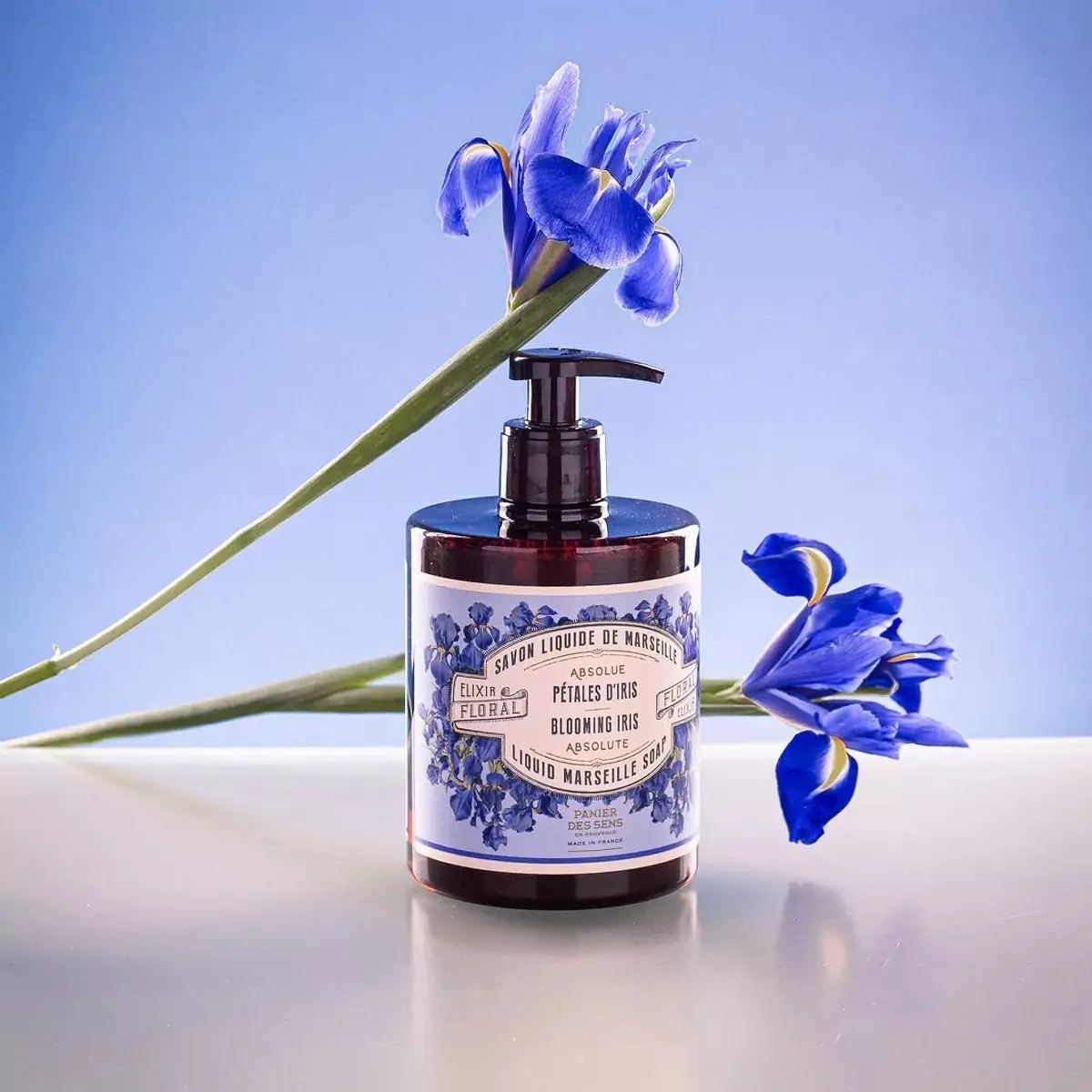 Марсельское жидкое мыло Яркий Ирис Panier des Sens Absolute Liquid Marseille Soap Blooming Iris - ABS10052