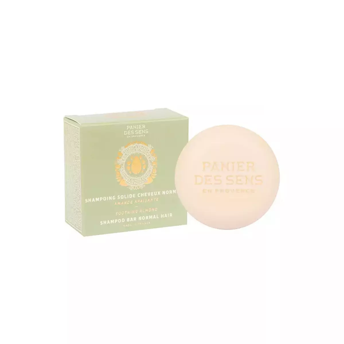 Шампунь-бар для нормальных волос Миндаль Panier des Sens Intemporels Shampoo Bar Normal Hair Almond - INT19024