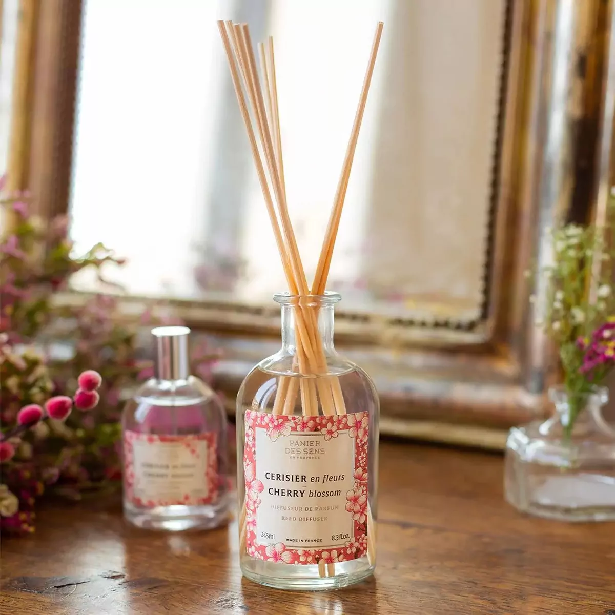 Парфумований спрей для дому Квітка Вишні Panier des Sens Home Room Spray Cherry Blossom - AMB12035