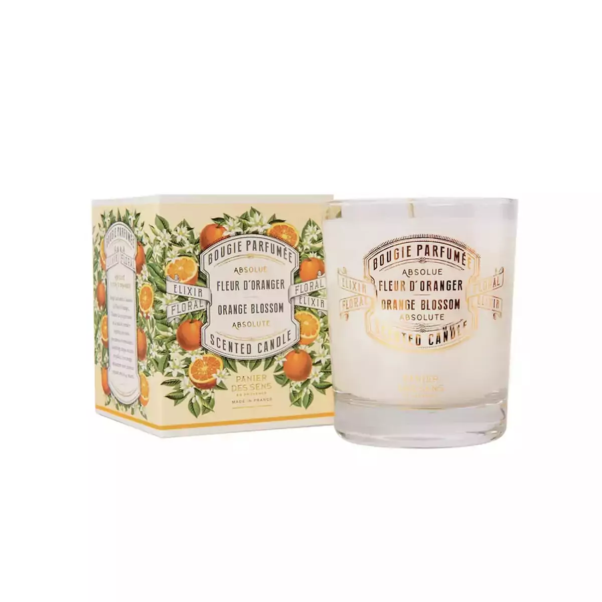 Ароматизированная свеча Флердоранж Panier des Sens Absolutes Scented Candle Orange Blossom - ABS30017