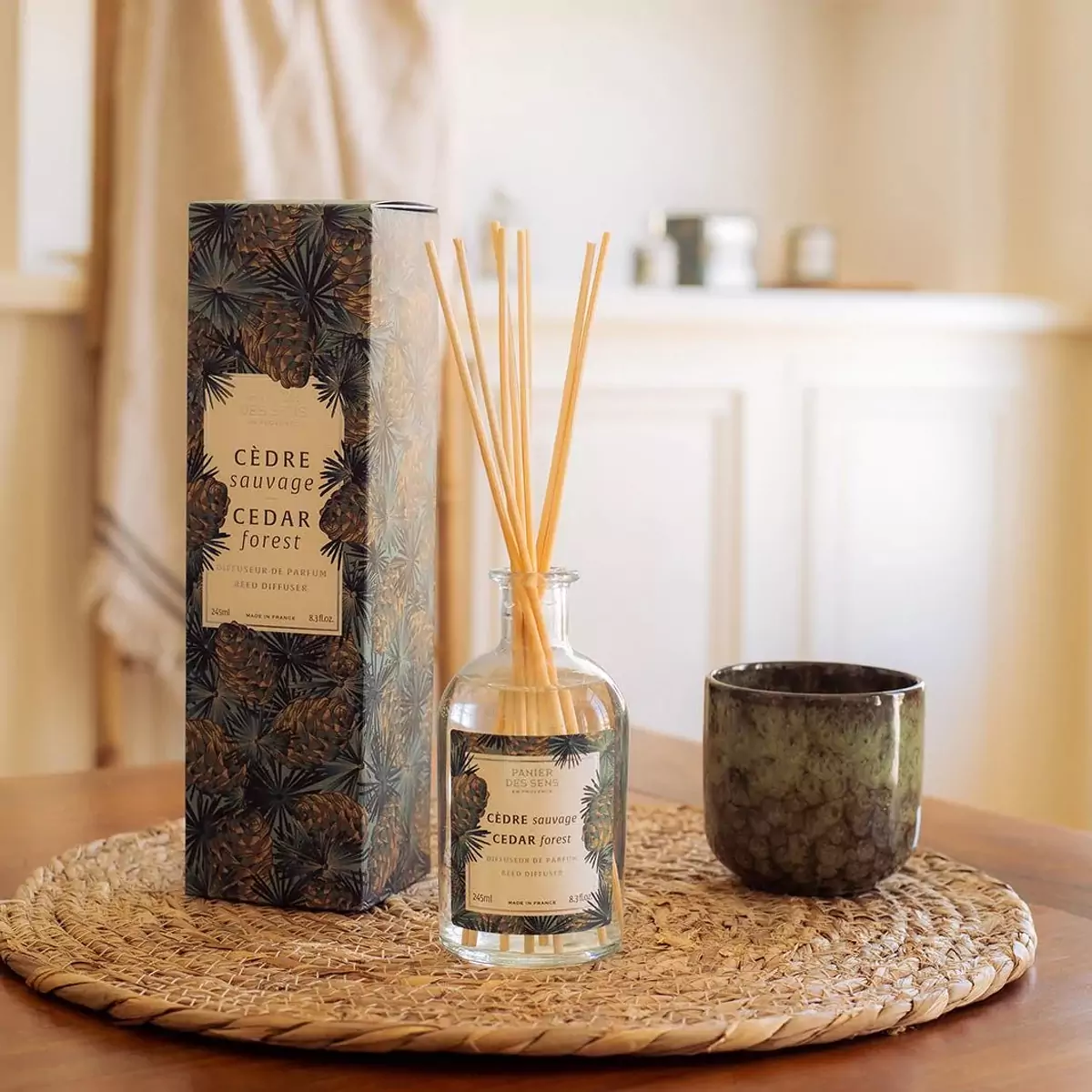 Ароматический диффузор Кедровый лес Panier des Sens Home Reed Diffuser Cedar Forest - AMB40047