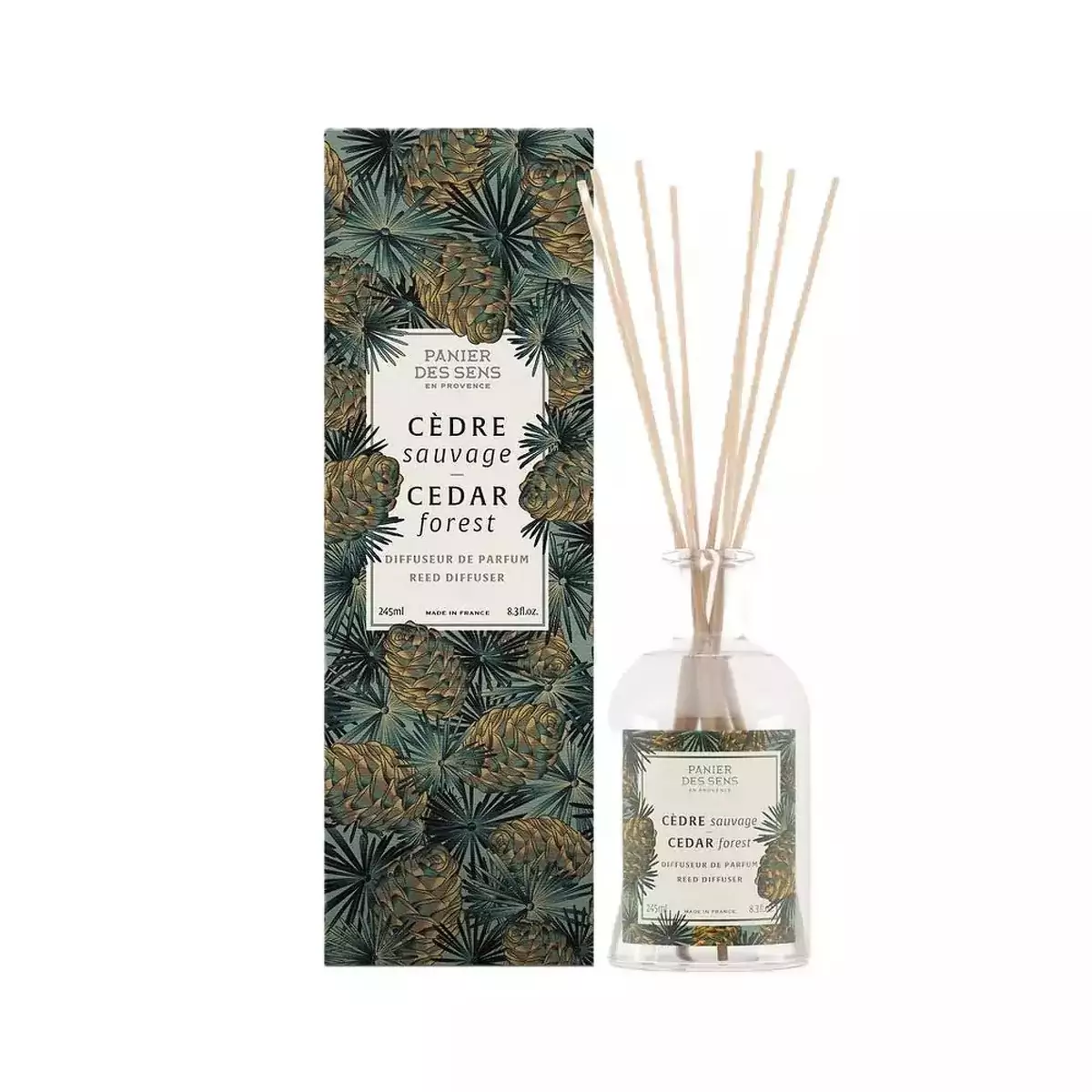 Ароматический диффузор Кедровый лес Panier des Sens Home Reed Diffuser Cedar Forest - AMB40047