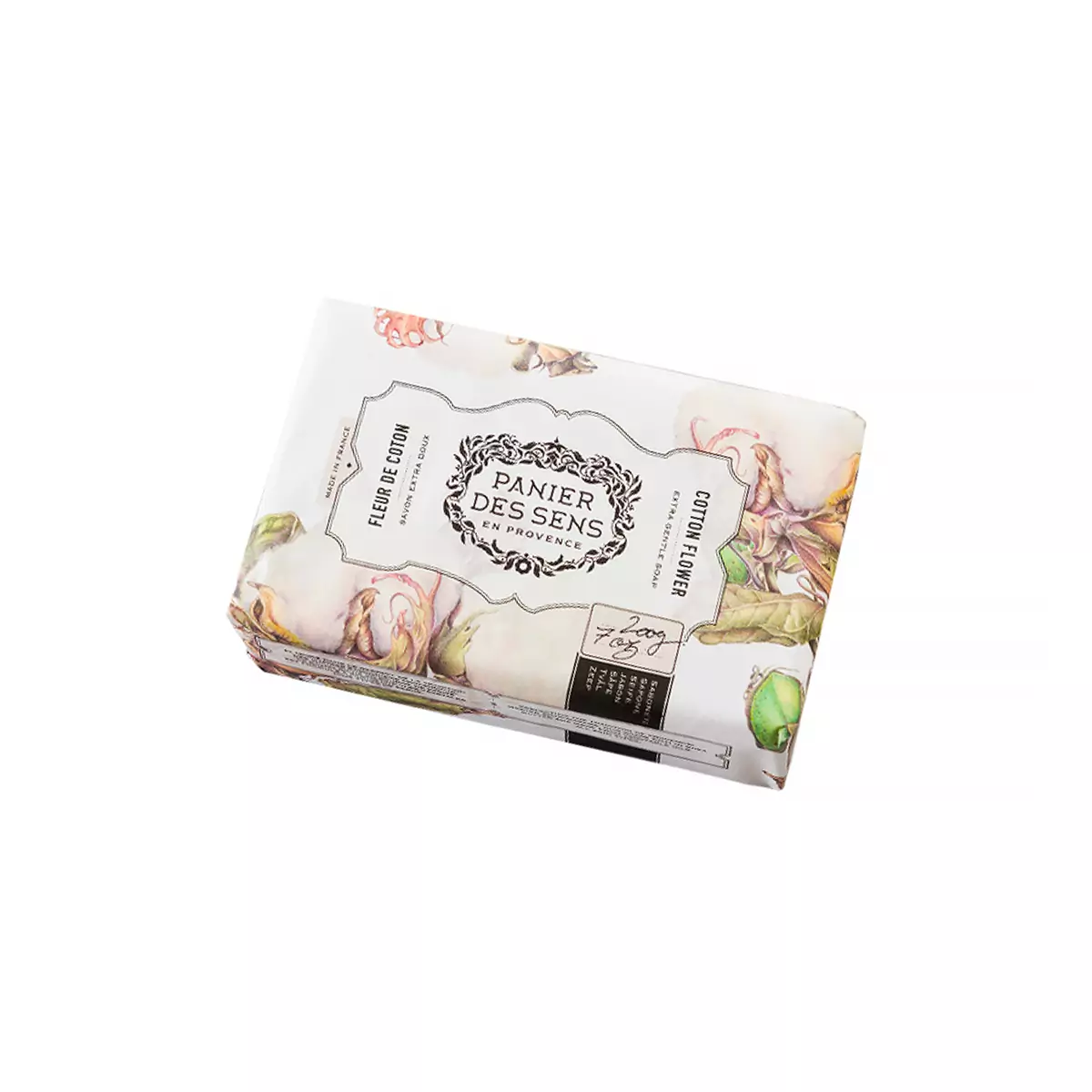 Екстра-ніжне мило Квітка Бавовни Panier des Sens Authentic Soap Cotton Flower - KAR14028