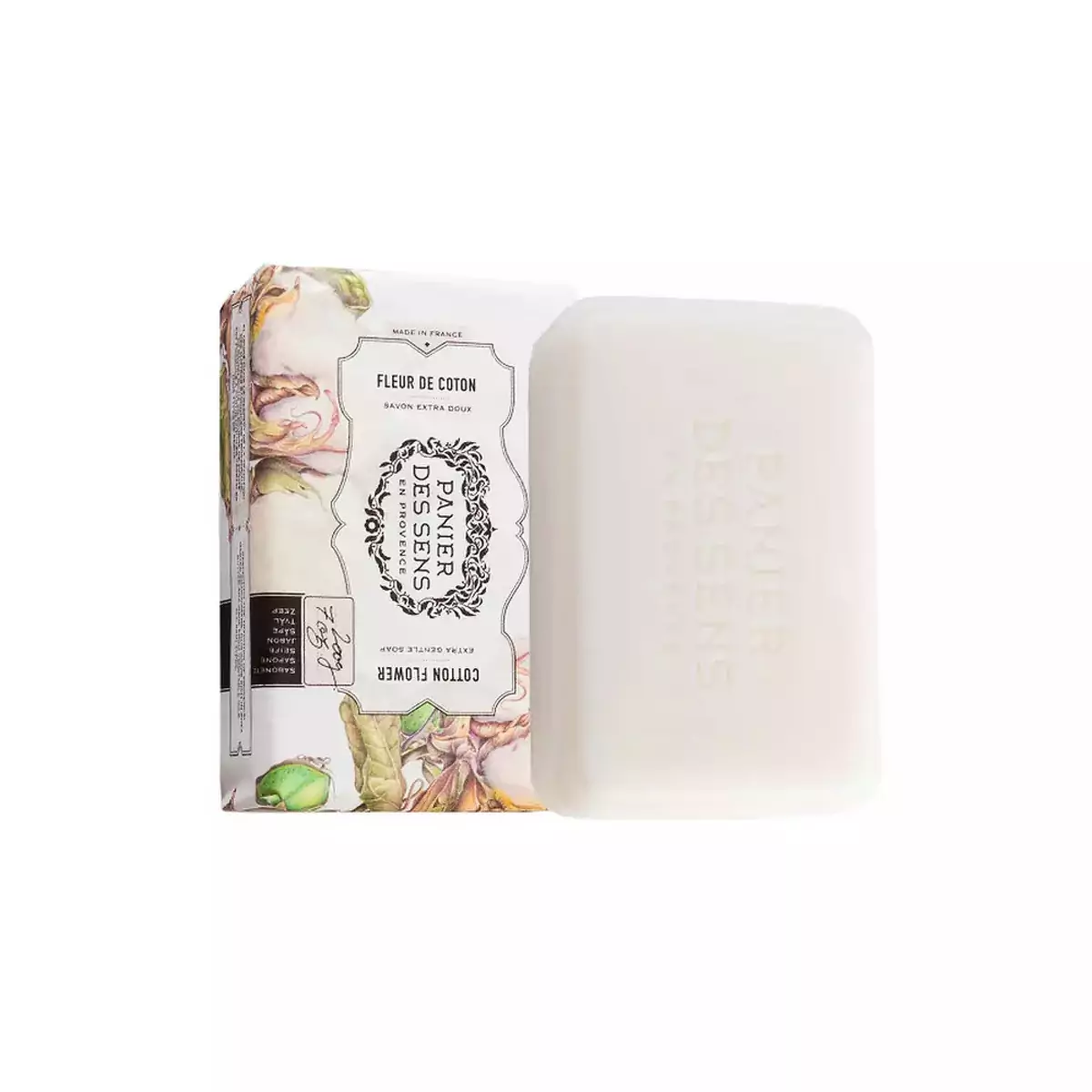 Екстра-ніжне мило Квітка Бавовни Panier des Sens Authentic Soap Cotton Flower - KAR14028