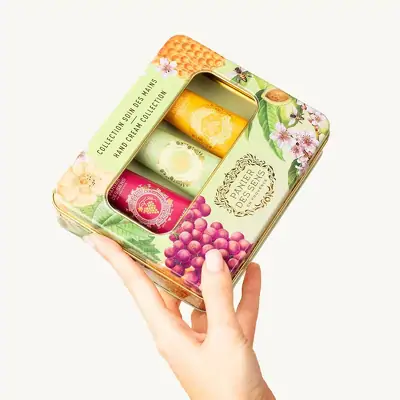 Подарочный набор по уходу за руками Таймлес Panier des Sens Intemporels Tin Box 3 Hand Creams - INT21002
