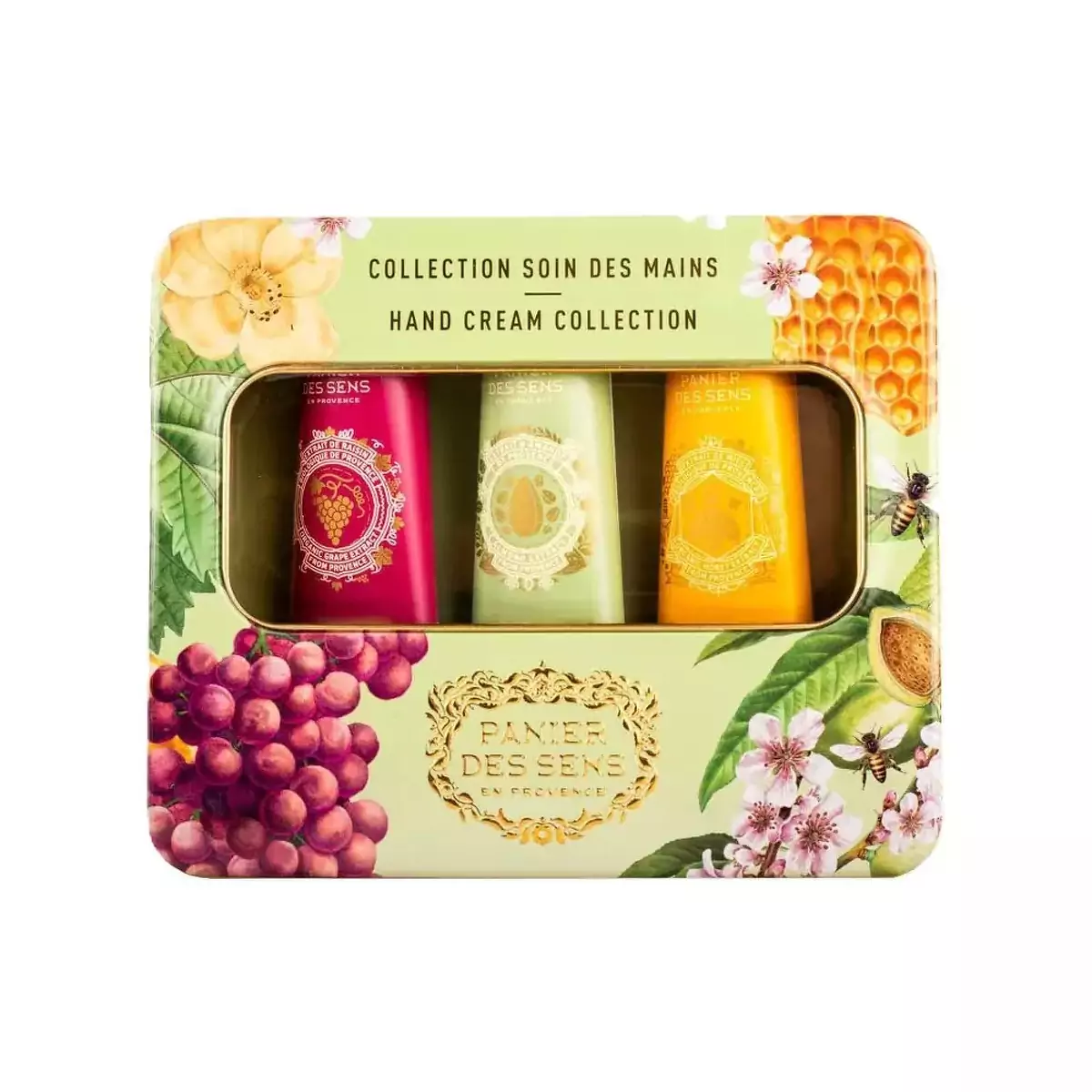 Подарочный набор по уходу за руками Таймлес Panier des Sens Intemporels Tin Box 3 Hand Creams - INT21002