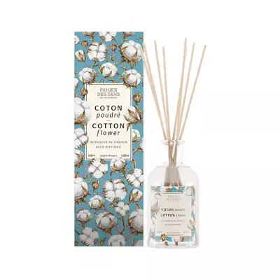 Дифузор ароматичний Квітка Бавовни Panier des Sens Home Reed Diffuser Cotton Flower - AMB40028