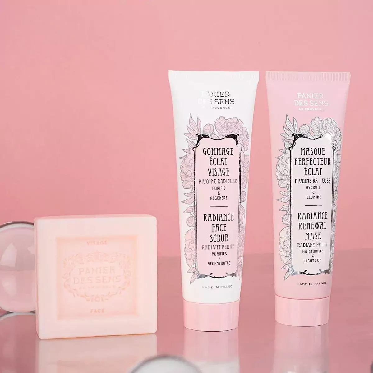 Екстра-ніжне мило для обличчя Півонія Panier des Sens Radiant Peony Extra-Gentle Facial Soap - PIV12250