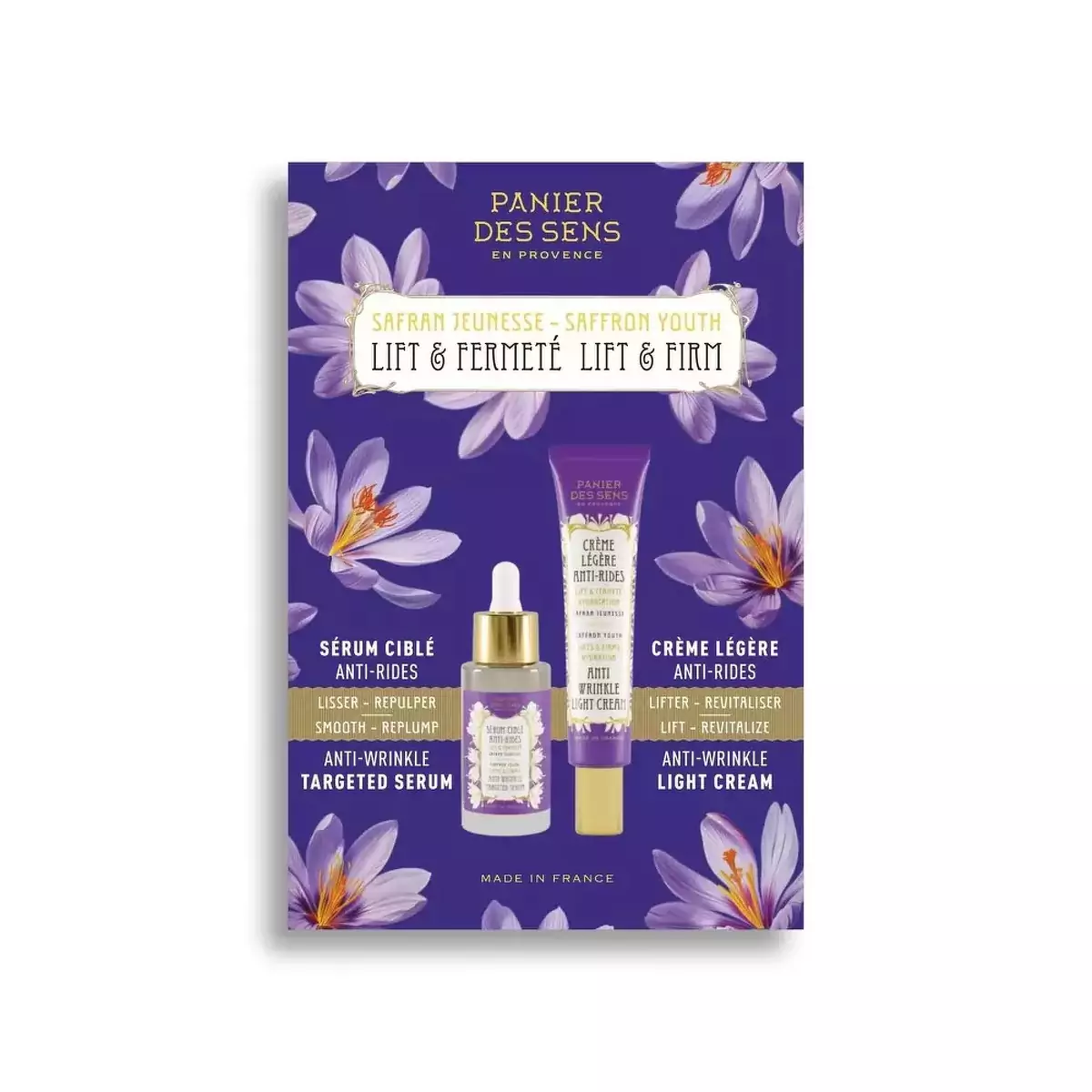 Набор для ежедневного ритуала Шафран Panier des Sens Youth Saffran Daily Ritual Set - SAF22000