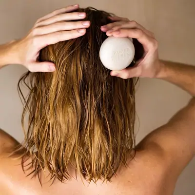 Шампунь-бар для жирного волосся Білий Виноград Panier des Sens Intemporels Shampoo Bar Oily Hair Grape - INT19038