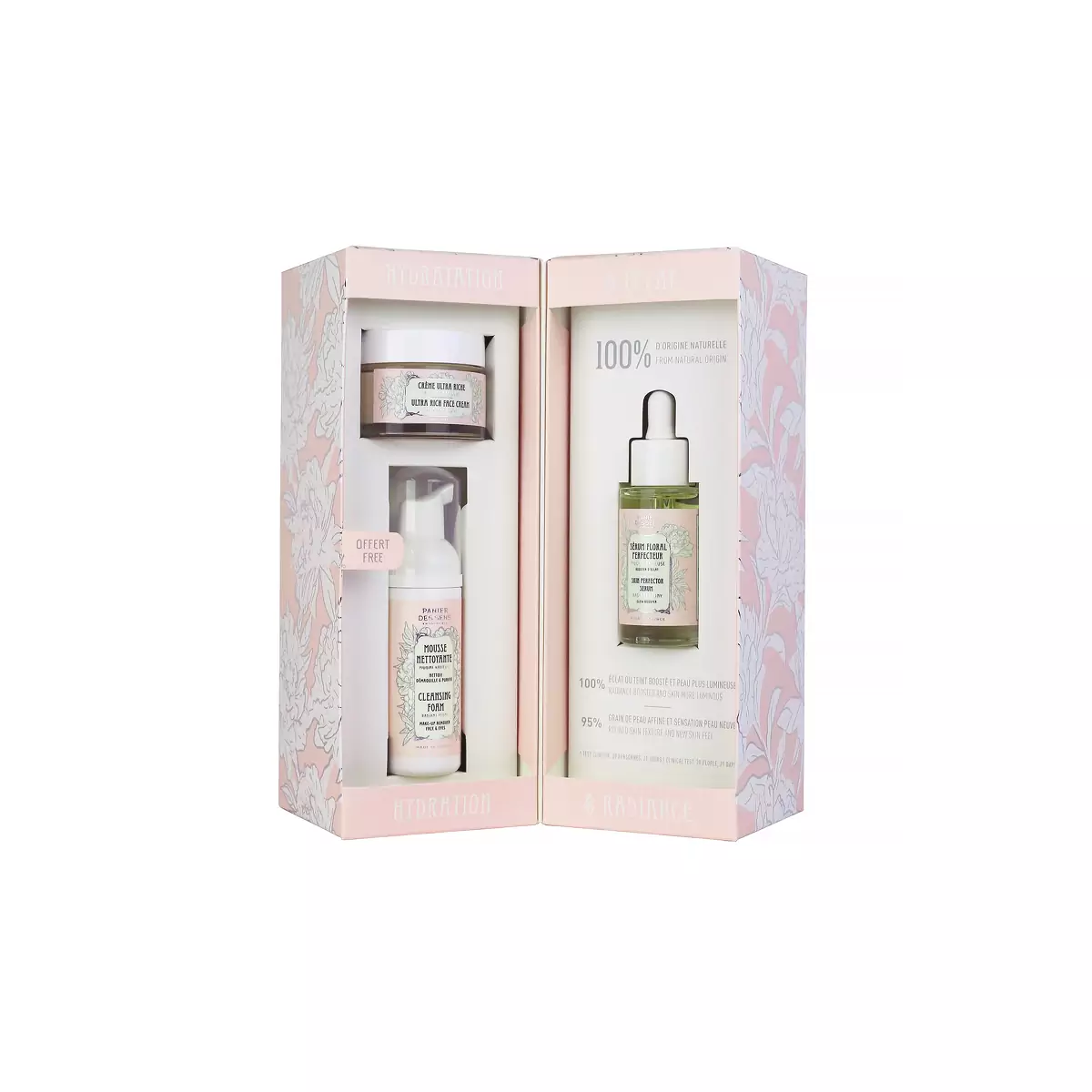 Набір для догляду за обличчям Півонія Panier des Sens Radiant Peony Gift Set - PIV22000