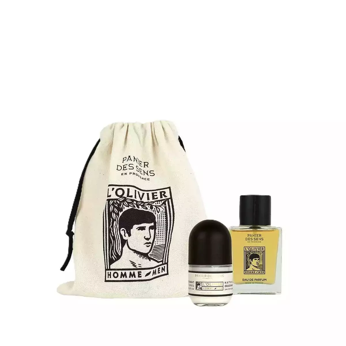 Подарочный набор для мужчин Panier des Sens Intemporels Gift Pouch Eau De Parfum Deo L olivier - MEN20310