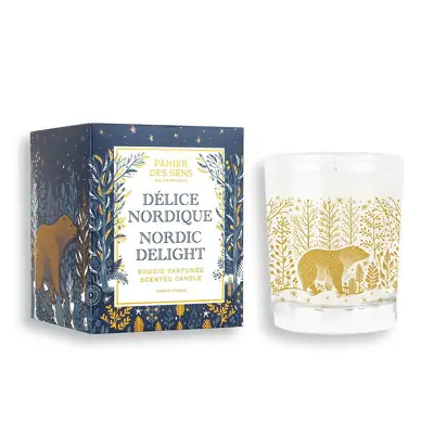Лимитированная ароматическая свеча Скандинавский восторг Panier des Sens XMAS 24 Scented Candle Nordic Delight - NOE30051