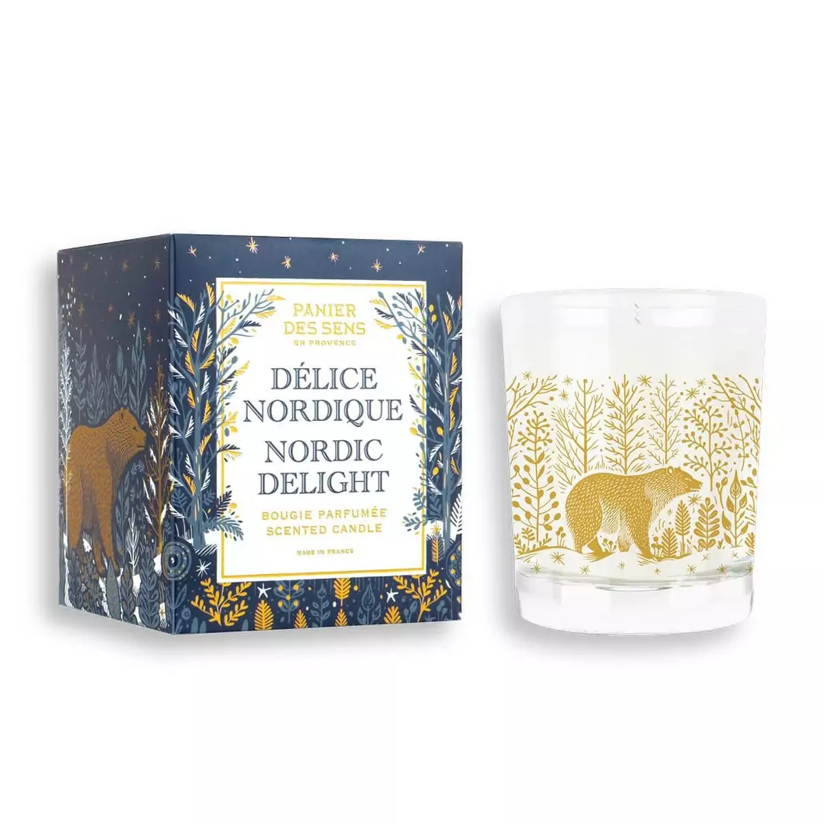 Лимитированная ароматическая свеча Скандинавский восторг Panier des Sens XMAS 24 Scented Candle Nordic Delight - NOE30051