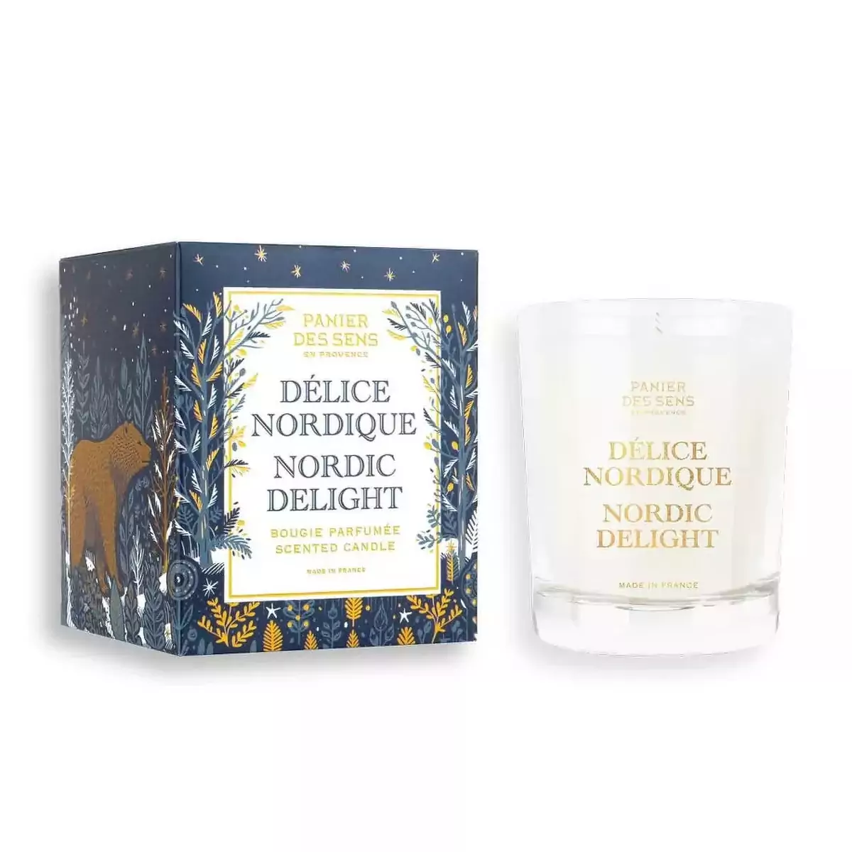 Лимитированная ароматическая свеча Скандинавский восторг Panier des Sens XMAS 24 Scented Candle Nordic Delight - NOE30051