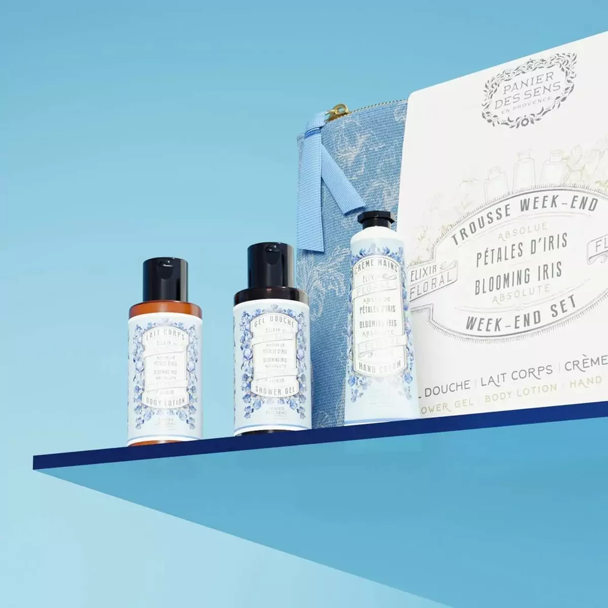 Набор для путешествий Яркий Ирис Panier des Sens Absolutes Travel Set Blooming Iris - ABS20552