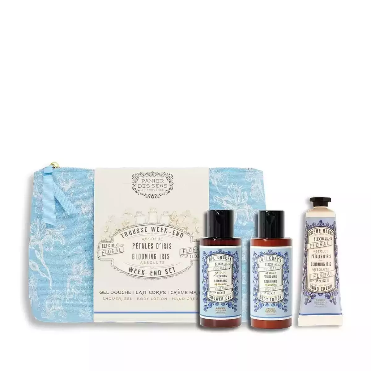 Набор для путешествий Яркий Ирис Panier des Sens Absolutes Travel Set Blooming Iris - ABS20552