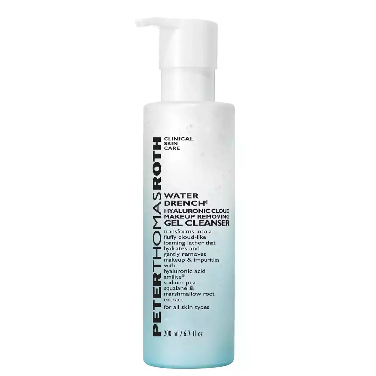 Увлажняющий гель для снятия макияжа Peter Thomas Roth Water Drench Hyaluronic Cloud Makeup Removing Gel Cleanser