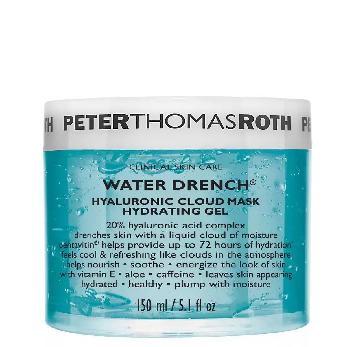 Увлажняющая гелевая маска для лица с гиалуроновой кислотой Peter Thomas Roth Water Drench Hyaluronic Cloud Mask Hydrating Gel