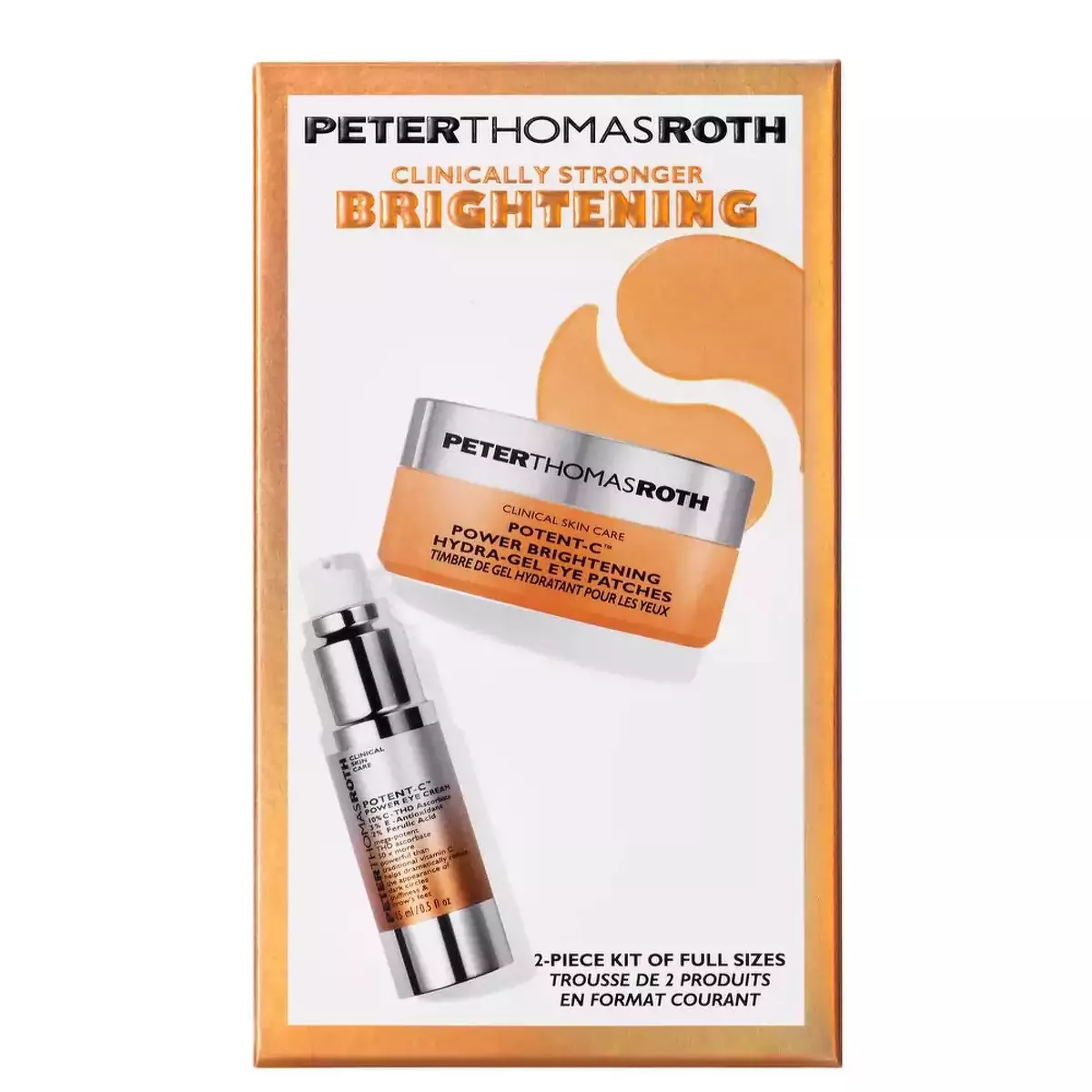Подарунковий набір проти темних кіл Peter Thomas Roth Clinically Stronger Brightening Full Size 2-Piece Kit