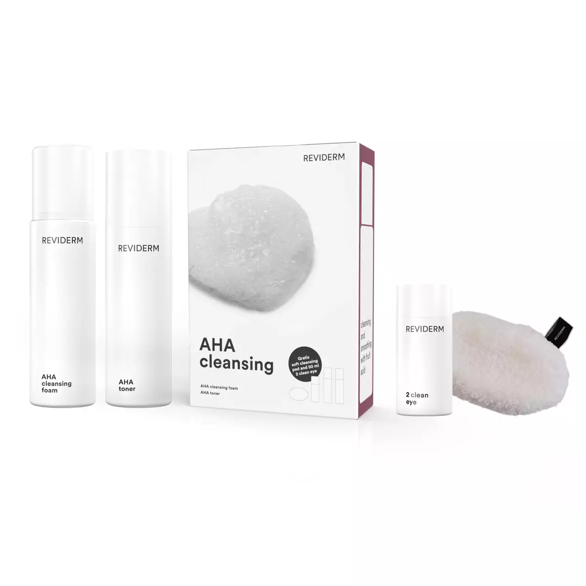 Набор для очищения с AHA-кислотами Reviderm AHA Cleansing Set