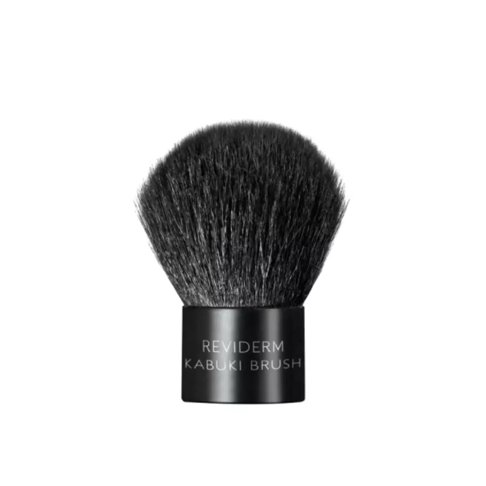 Пензлик Кабукі для рівномірного нанесення натуральних пігментів Reviderm Kabuki Brush