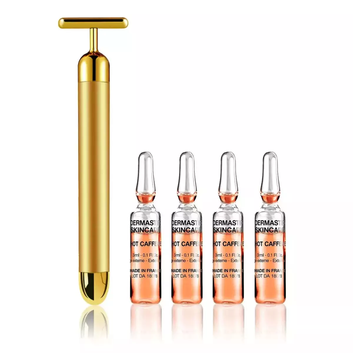 Ампулы для тела с горячим кофеином против целлюлита Dermastir Ampoules Hot Caffeine