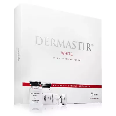 Стерильні освітлюючі сироватки Dermastir Sterile Vials - White