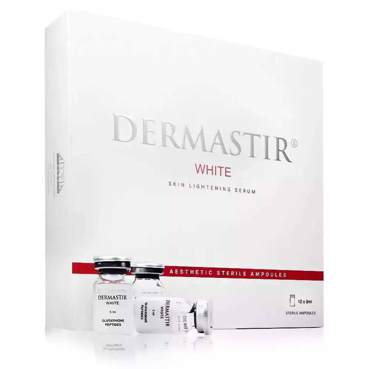Стерильные осветляющие сыворотки Dermastir Sterile Vials - White