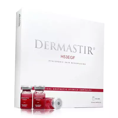 Стерильні сироватки для стимулювання епідермального росту та еластичності шкіри Dermastir Sterile Vials - H53EG