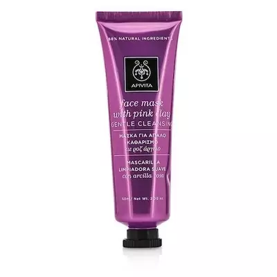 Маска для обличчя з рожевою глиною Делікатне очищення Apivita Gentle Cleansing Face Mask with Pink clay