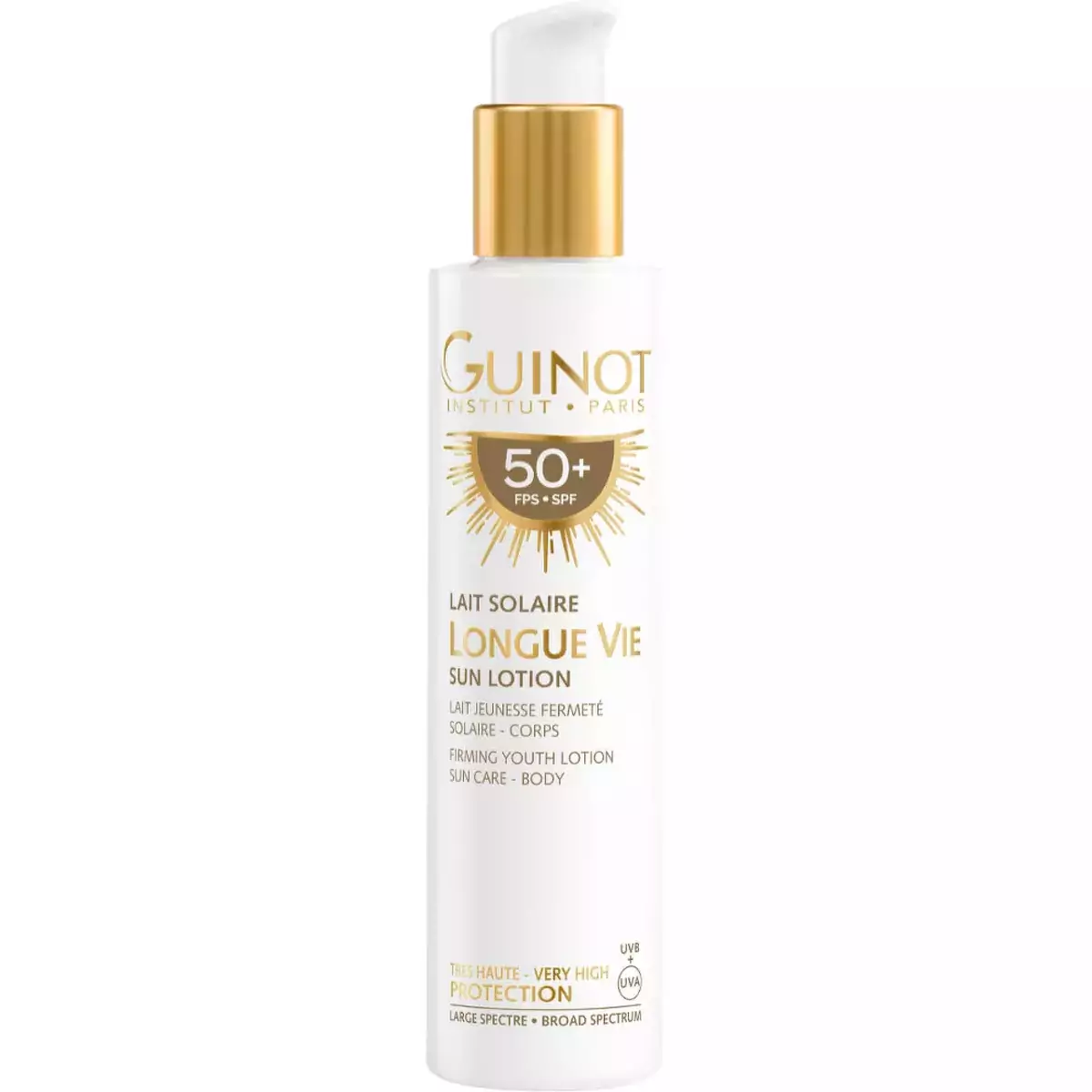 Омолаживающий солнцезащитный лосьон для тела Guinot Longue Vie Soleil Anti-Age Body Lotion SPF 50
