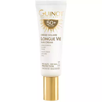 Омолоджуючий сонцезахисний крем для обличчя Guinot Longue Vie Sun Face Cream SPF 50