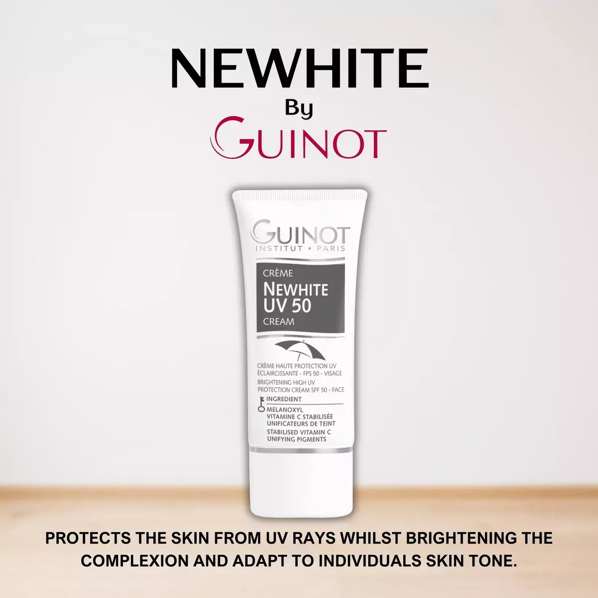 Осветляющий тонирующий крем Guinot UV Shield SPF 50