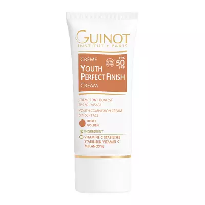 Ідеальний омолоджуючий тонуючий крем Golden Guinot Youth Perfect Finish Golden SPF 50