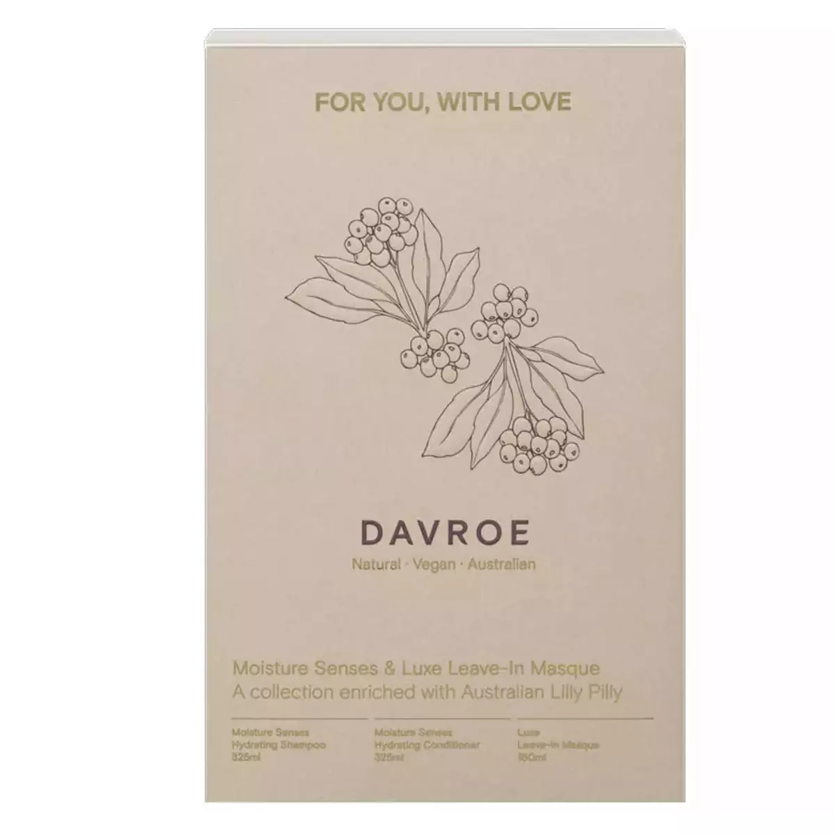 Набор Davroe Moisture Senses Mothers Day Trio Pack