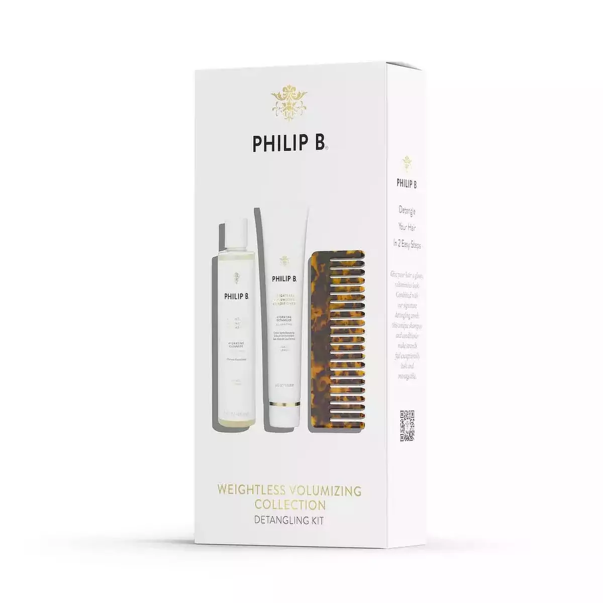 Набор для волос Philip B Weightless Volumizing Collection Detangling Kit