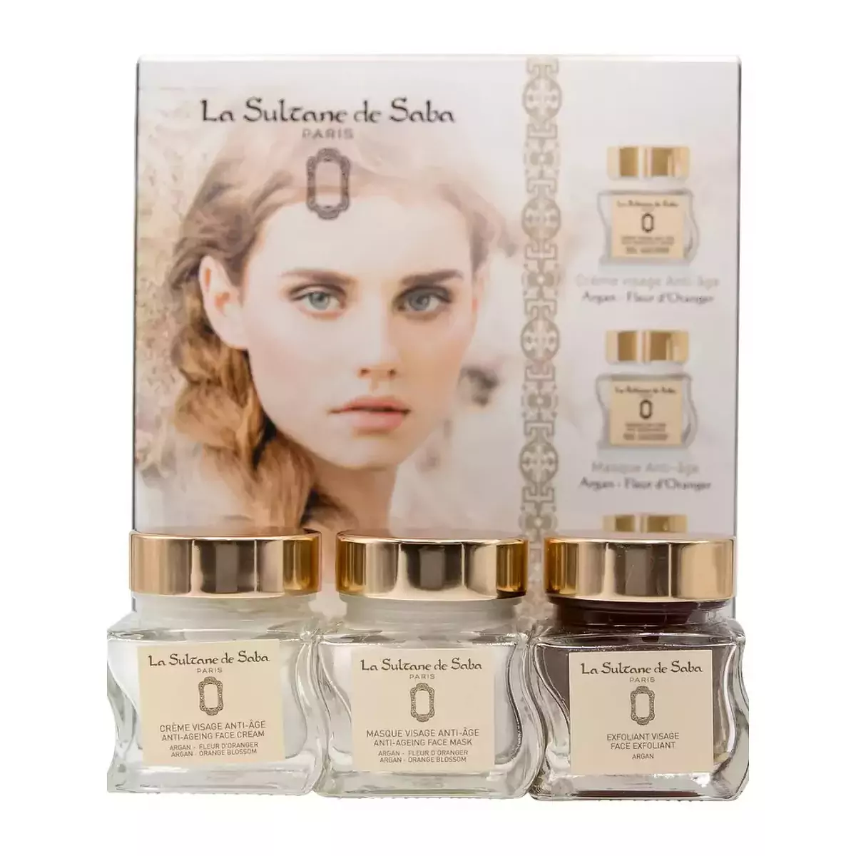 Набір для догляду за обличчям La Sultane de Saba Voyage Delices Face Gift Set Argan and Orange Blossom