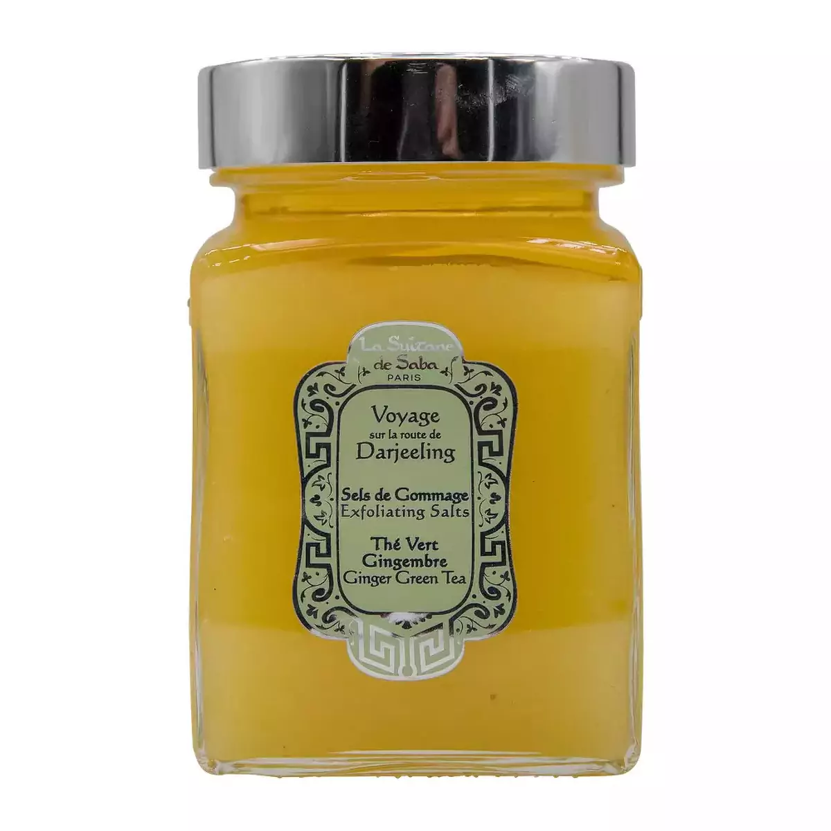 Солевой скраб Зеленый чай и Имбирь La Sultane de Saba Voyage Darjeeling Exfoliating Salts Ginger and Green Tea