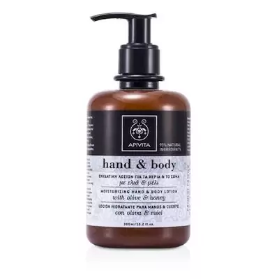 Зволожуючий лосьйон для рук та тіла з оливою та медом Apivita Moisturizing Hand and Body Lotion with Honey and Olive