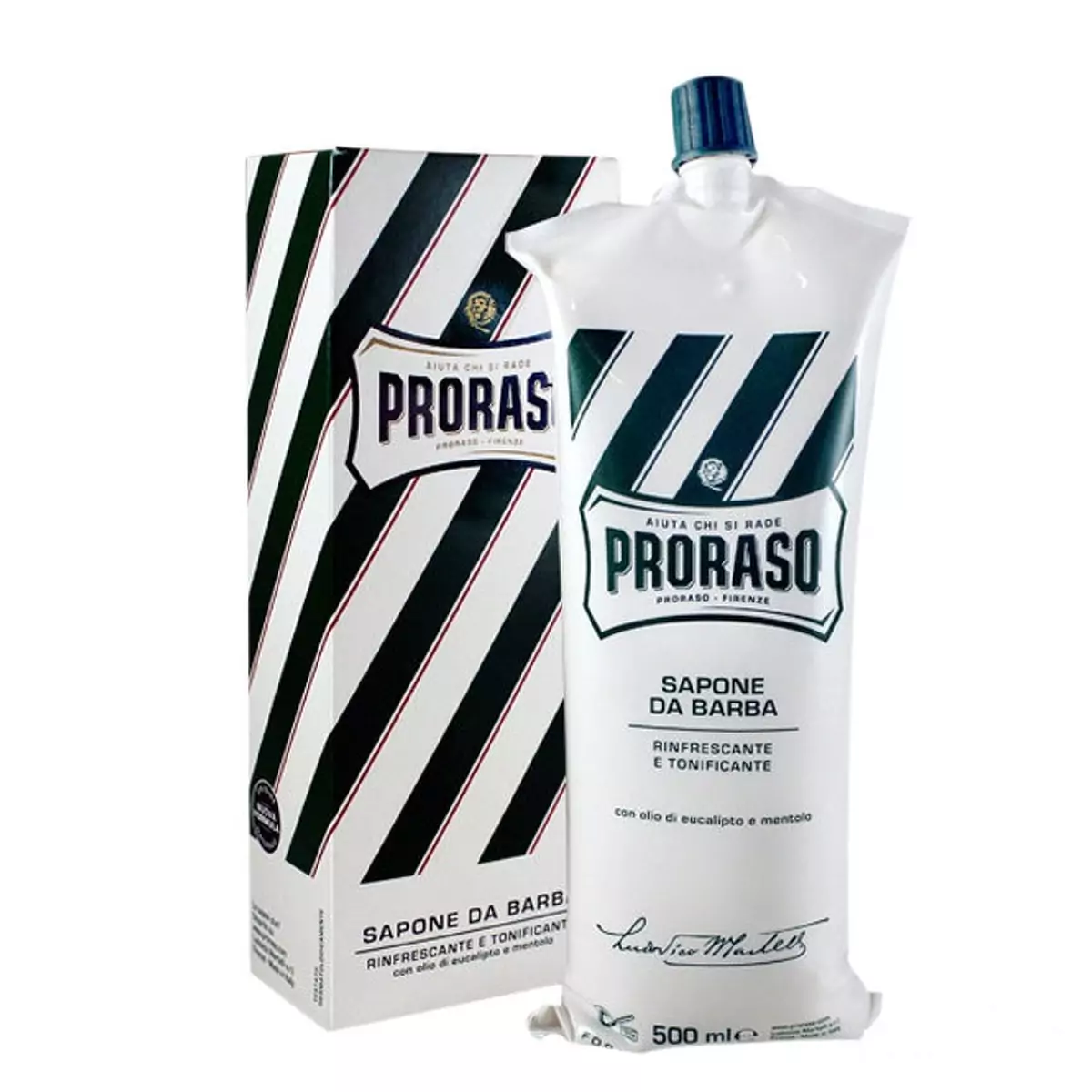 Мыло для бритья с эвкалиптом и ментолом Proraso 500 мл