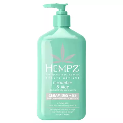 Молочко для тіла Огірок-Алое-Цераміди-В3 Hempz Cucumber and Aloe Herbal Body Moisturizer