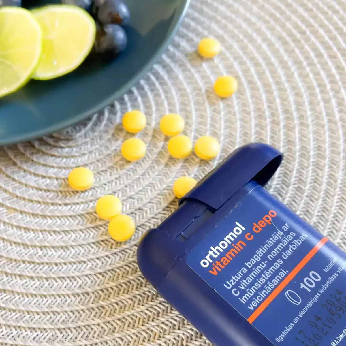 Вітамін С для підтримки імунної системи (таблетки) Orthomol Vitamin C Depo