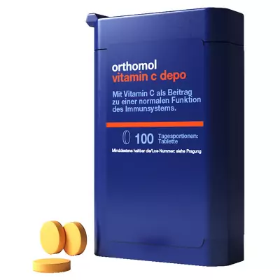 Вітамін С для підтримки імунної системи (таблетки) Orthomol Vitamin C Depo