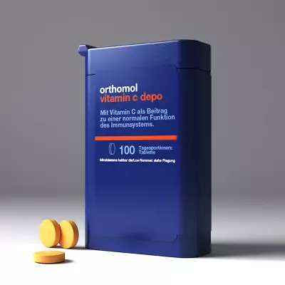 Вітамін С для підтримки імунної системи (таблетки) Orthomol Vitamin C Depo