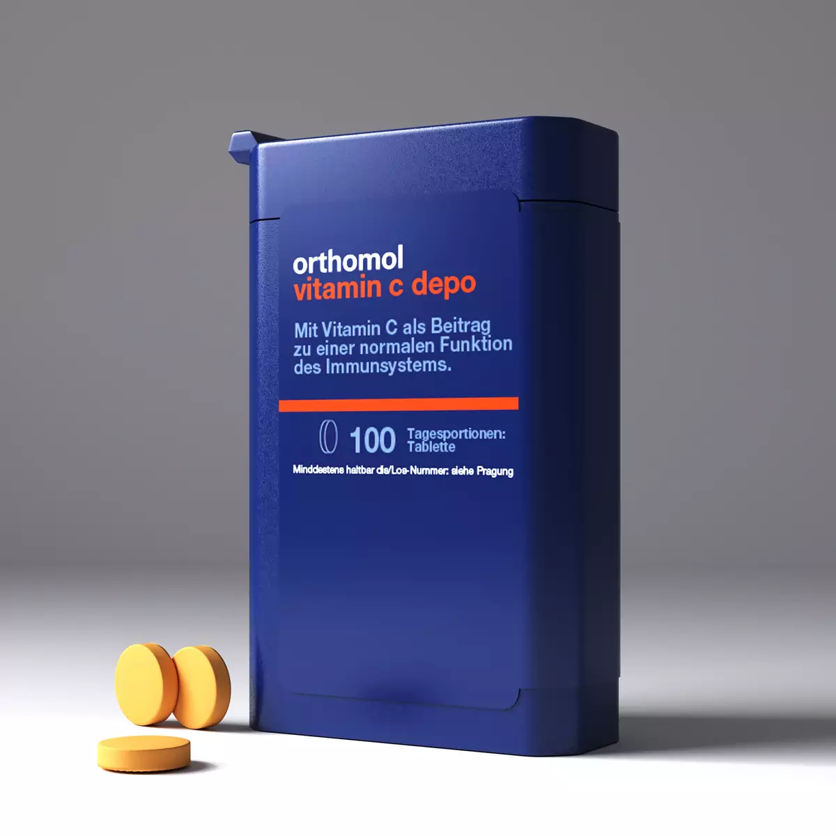 Вітамін С для підтримки імунної системи (таблетки) Orthomol Vitamin C Depo