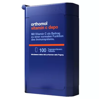 Вітамін С для підтримки імунної системи (таблетки) Orthomol Vitamin C Depo
