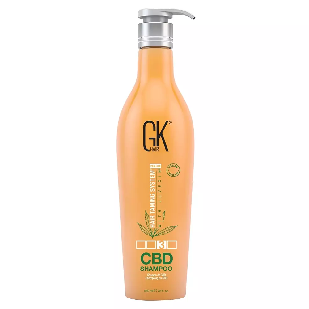 Відновлюючий шампунь з веганським протеїном GKhair CBD Vegan Shampoo