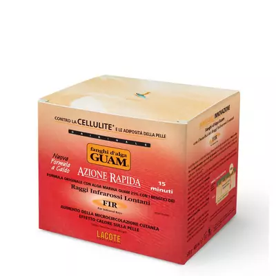 Антицелюлітна маска з морських водоростей прискорена формула з розігріваючою дією GUAM FIR - 11282